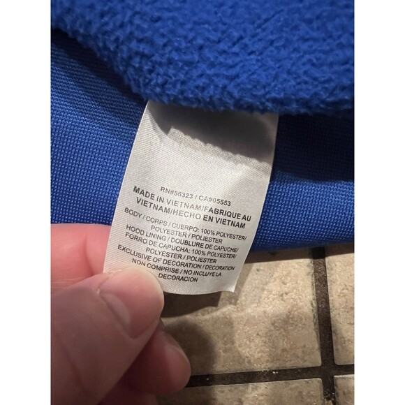 Duke Blue Devils Hoodie Mens XXL Nike Blue Full Zip Hooded Basketball Therma Fit - Picture 5 of 7